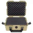 EYLAR 13.8" Stacker Series Compact Hard Gear Case with Foam, Tan - Eylar