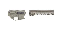 Sabre-IC Builder Set - 9.75" QDSM V2 Rail, Moss Green - Sabre
