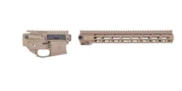 Sabre-IC Builder Set - 15" QDSM V2 Rail, FDE - Sabre