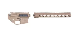 Sabre-15 Enhanced Builder Set - 15" QDSM V2 Rail, FDE - Sabre