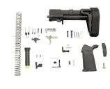 PSA MOE EPT Pistol Lower Build Kit With SB Tactical PDW Brace, Black - Palmetto State Armory