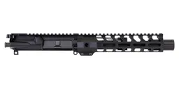 PSA 7.5" 300AAC Blackout Nitride 9" Lightweight M-Lok Upper w/ Fluted Flash Can, BCG, CH - Palmetto State Armory