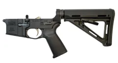 PSA AR-15 MOE Lower Receiver with Two-Stage Nickel Boron Trigger, Black - No Magazine - Palmetto State Armory