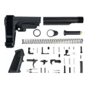 PSA Pistol Lower Build Kit With Adjustable SB Tactical Brace, Black - 5165448118 - Palmetto State Armory