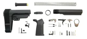 PSA MOE SBA3 Lower Build Kit, Black - Palmetto State Armory
