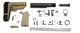 PSA AR-15 MOE SBA3 Lower Build Kit - Flat Dark Earth - Palmetto State Armory