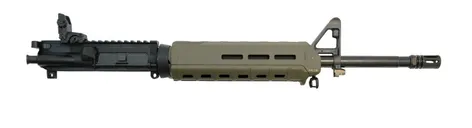PSA 16" Mid-length 5.56 NATO 1/7 Nitride MOE Upper w/BCG, CH, & MBUS Rear, ODG - Palmetto State Armory