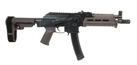 PSA AK-V 9mm MOE SBA3 Pistol, Plum - Palmetto State Armory