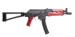 PSA AK-V 9mm Triangle Folding Pistol, Redwood - Palmetto State Armory