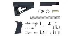 PSA PA10 STR Two Stage Trigger Lower Build Kit W/Overmolded Grip - Palmetto State Armory