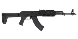 PSA AK-47 GF3 Forged "MOEkov" Rifle with ALG Trigger and JL Billet Rail, Black - Palmetto State Armory