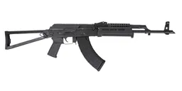 PSA AK-47 GF3 Forged MOE Triangle Side Folding Rifle with Cheese Grater Upper Handguard, Black - Palmetto State Armory