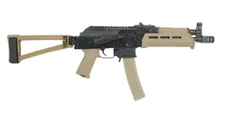 PSA AK-V 9mm MOE Triangle Side Folding Pistol, FDE - Palmetto State Armory