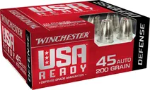 Winchester USA Ready 200gr 45 ACP Hex Vent Hollow Point Ammo, 20rds - RED45HP - Winchester