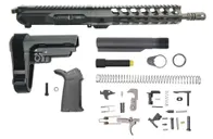 PSA Gen4 10.5" 9mm 1/10 Nitride 9" Lightweight M-lok Railed MOE SBA3 Pistol Kit - Palmetto State Armory