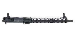 PSA AR-15 5.56 Upper 16" Mid-Length 15" LTWT M-lok w/  BCG, CH, & MBUS Sight Set - Palmetto State Armory