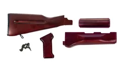 PSA AK Redwood Furniture Set w/ PSA Custom ALG AKT-EL AK Single Stage Trigger - Palmetto State Armory