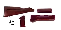 PSA AK Redwood Furniture Set w/ PSAK-47 Premium Single Hook Semi-Auto Fire Control Group - Palmetto State Armory