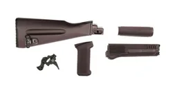 PSAK-47 Classic Plum Furniture Set w/ PSA Custom ALG AKT-EL AK Single Stage Trigger - Palmetto State Armory