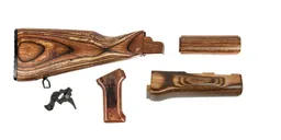 PSA AK Nutmeg Furniture Set w/ PSA Custom ALG AKT-EL AK Single Stage Trigger - Palmetto State Armory