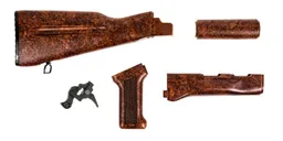 PSA AK Imitation "Bakelite" Furniture Set w/ PSA Custom ALG AKT-EL AK Single Stage Trigger - Palmetto State Armory