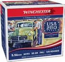 Winchester USA Valor M193 5.56 Ammo 55 gr FMJ, 125rds - USA193125 - Winchester