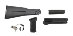PSAK-47 Classic Black Side Folding Furniture Set w/ PSA Custom AK-47 Enhanced Polished Nickel Boron Fire Control Group - Palmetto State Armory