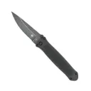 CobraTec Quick Strike Hidden Release Folding Drop Point Knife, Black - BLKHRQS - CobraTec Knives