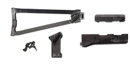 PSA AK Tree Bark Furniture set and Folding Stock w/ PSA Custom ALG AKT-EL AK Single Stage Trigger - Palmetto State Armory