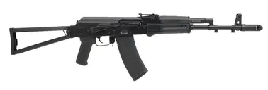 PSAK-74 Classic Triangle Side folding rifle with Toolcraft Trunnion, Bolt, and Carrier, Black - 