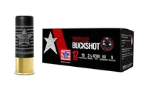 Prvi Partizan Stars and Stripes 2-3/4" 9 Pellet 00 12ga Buckshot, 10rds - CBuck9 - Stars and Stripes Defense Ammunition
