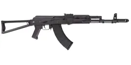 PSA AK-103 Premium Forged Classic Triangle Side Folding Rifle with Cleaning Rod, Black Satin - Palmetto State Armory