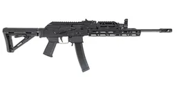 PSA AK-V 16" 9mm MOEkov Rifle with JL Billet Rail and ALG Trigger, Black - Palmetto State Armory