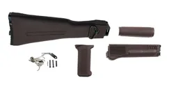 PSAK-47 Classic Plum Side Folding Furniture Set w/ PSA Custom AK-47 Enhanced Polished Nickel Boron Fire Control Group - Palmetto State Armory