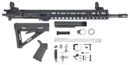 PSA 16" 5.56 NATO 1:7 Mid-length Nitride 13.5" Lightweight M-Lok MOE 2-Stage Precision Rifle Kit w/ MBUS Sight Set - Palmetto State Armory