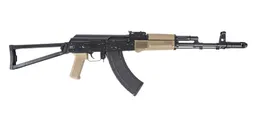 PSA AK-103 Premium Forged Classic Triangle Side Folding Rifle with Cleaning Rod, FDE - Palmetto State Armory