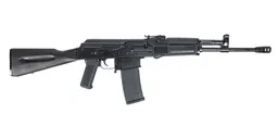 PSA AK-556 Forged Classic Polymer Rifle with Toolcraft Trunnion, Bolt, and Carrier, Black - Palmetto State Armory