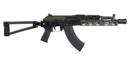 PSA AK-104 Triangle Side Folding Pistol with ODG JL Billet Rail and ODG Picatinny Railed Dust Cover - Palmetto State Armory