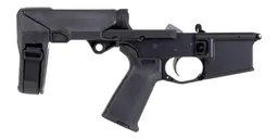 PSA AR-15 Complete MOE EPT Pistol Lower w/ HBPDW  Brace, Black - Palmetto State Armory