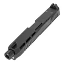 PSA Dagger Complete SW2 RMR Extreme Carry Cut Slide Assembly With Threaded Barrel, Black - Palmetto State Armory