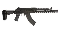PSA AK-104 Sba3 Pistol With Soviet ARms 11.5" Booster Cut Rail, Gas Tube, And Picatinny Railed Dust Cover - Palmetto State Armory
