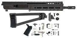 PSA Upper JAKL, 10.5" 5.56 NATO 1:7 Nitride, With BCG and Lower Build Kit, JAKL Smoke MOE EPT w/ Brace, Black - Palmetto State Armory