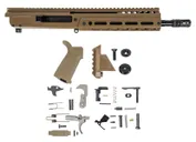 PSA Upper JAKL, 10.5" 5.56 NATO 1:7 Nitride, With BCG and Lower Build Kit, JAKL MOE EPT w/o Brace, FDE - Palmetto State Armory