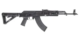 PSA AK-47 GF3 with M4 Stock, Soviet Arms SA-10U & SA-19 Rails,  and ALG Trigger - Palmetto State Armory