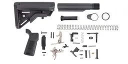 PSA B5 2 Stage Nickel Boron Trigger Lower Build Kit with Bravo Stock, Black - Palmetto State Armory