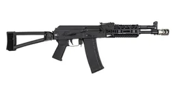 PSA AK-102 Triangle Side Folding Pistol with SA-19 & SA-10U Handguard, SA-2 Muzzle Brake, Toolcraft Trunnion, Bolt, and Carrier - Palmetto State Armory