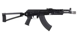 PSA AK-104 Triangle Side Folding Pistol with SA-19 & SA-10U Handguard, and SA-2 Muzzle Brake - Palmetto State Armory