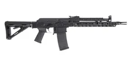 PSA AK-556 with 13.7" Barrel Pin and Weld, Soviet Arms 11.5" Rail, M4 Stock, and JMAC Flash Hider - Palmetto State Armory