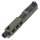 PSA Dagger Complete SW3 RMR Slide Assembly With Threaded Barrel, Sniper Green - Palmetto State Armory
