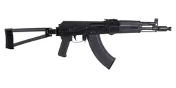 PSA AK-104 Gf5 Classic Side Folding Pistol W/ Triangle Brace, Black - Palmetto State Armory